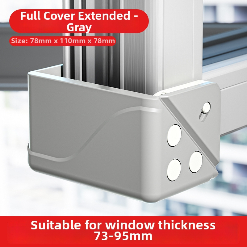 Hlinírový ochranný roh okna – proti kolícii, vnútorné otvorenie, ochranný kryt