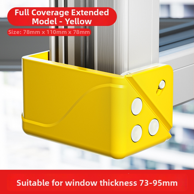 Hlinírový ochranný roh okna – proti kolícii, vnútorné otvorenie, ochranný kryt