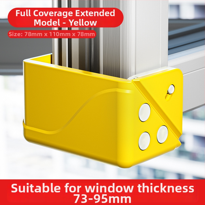 Hlinírový ochranný roh okna – proti kolícii, vnútorné otvorenie, ochranný kryt