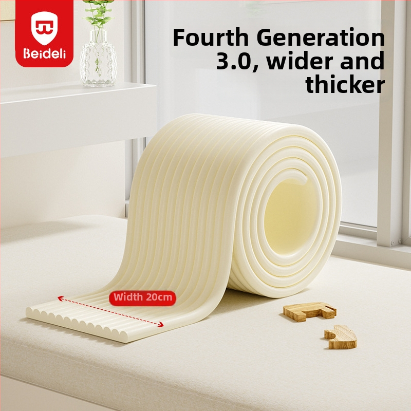 Bedeli ochranný pás proti nárazu rohu pre deti – ekologický, netoxický, ochrana rohu stola, štvorcový tvar, balenie 80 kusov