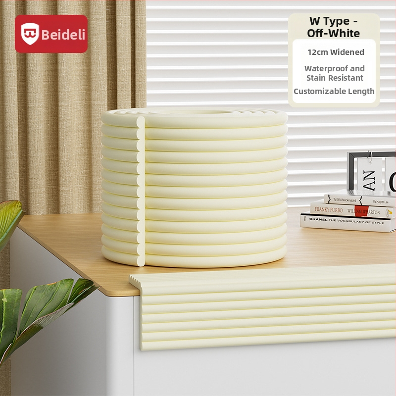 Bedeli ochranný pás proti nárazu rohu pre deti – ekologický, netoxický, ochrana rohu stola, štvorcový tvar, balenie 80 kusov