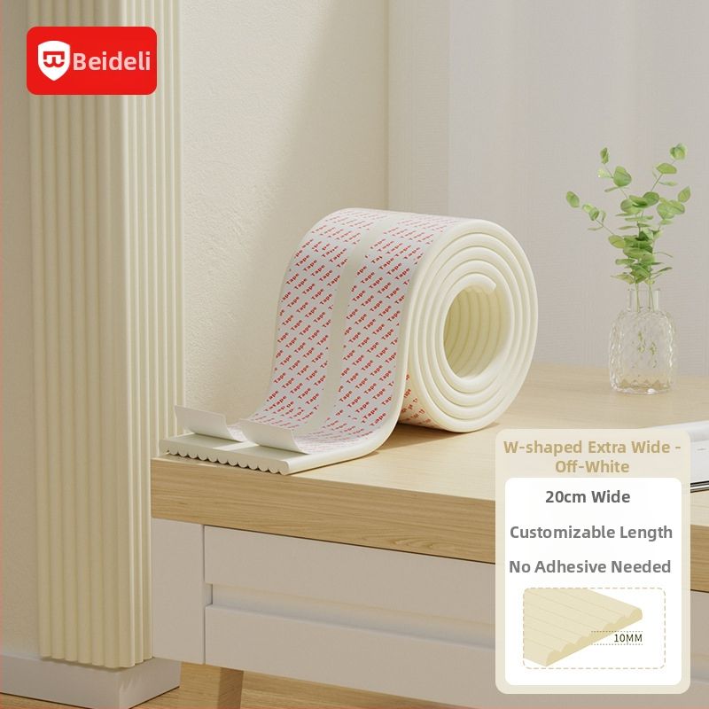 Bedeli ochranný pás proti nárazu rohu pre deti – ekologický, netoxický, ochrana rohu stola, štvorcový tvar, balenie 80 kusov