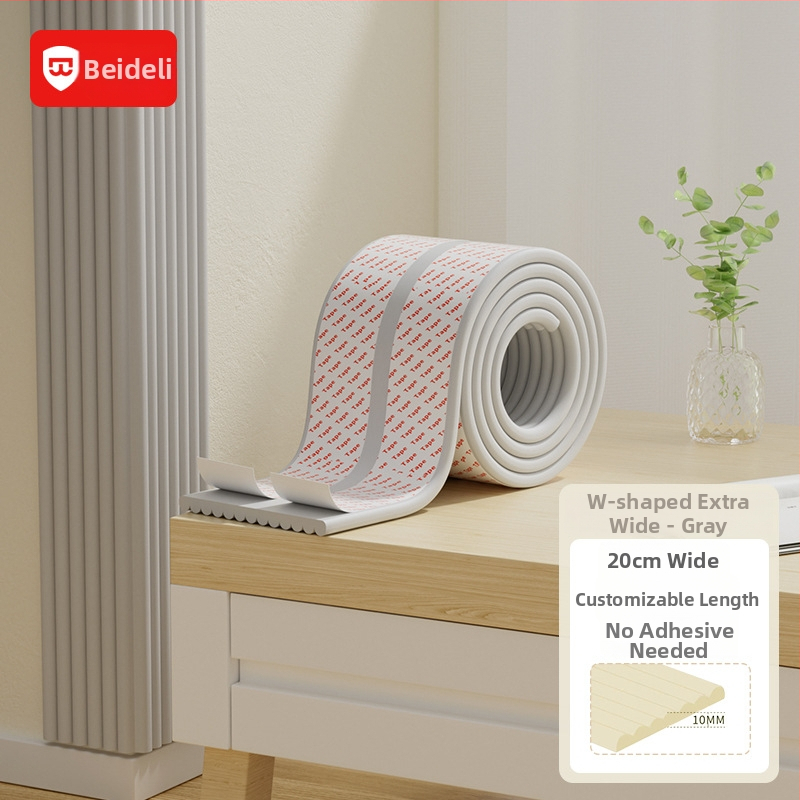 Bedeli ochranný pás proti nárazu rohu pre deti – ekologický, netoxický, ochrana rohu stola, štvorcový tvar, balenie 80 kusov