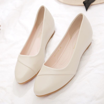 Cipele za stjuardese - ženske svakodnevne cipele s oštrim vrhom, klinasti pet 4–6 cm, gornji materijal: super vlakno, potplat: guma, unutarnja uložak PU