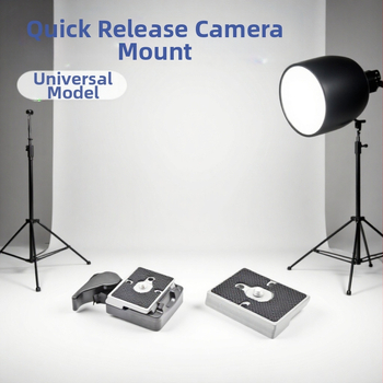 Foto/video stativ s glavom za brzo otpuštanje i pločom, aluminijska legura, težina 0.2 kg, vertikalno rotiranje 90°, horizontalno rotiranje 1°