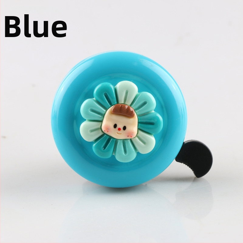 Slnečnicový detský zvonček na bicykel – Značka KUTUDAKE, Model Sunflower, Materiál: plast a hliník, Balenie: Taška