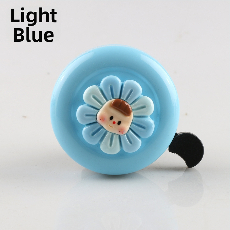 Slnečnicový detský zvonček na bicykel – Značka KUTUDAKE, Model Sunflower, Materiál: plast a hliník, Balenie: Taška