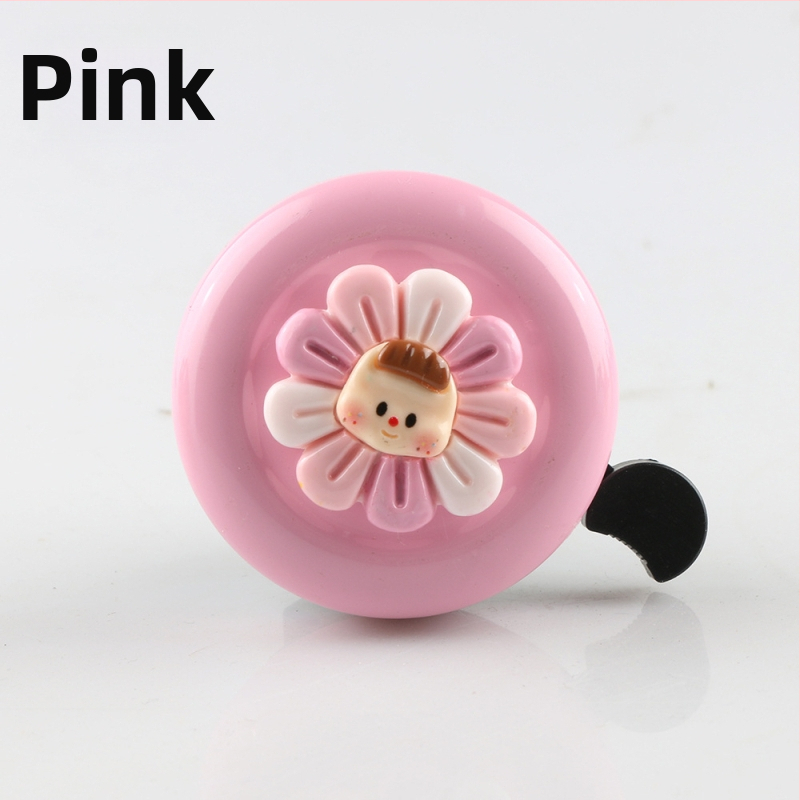 Slnečnicový detský zvonček na bicykel – Značka KUTUDAKE, Model Sunflower, Materiál: plast a hliník, Balenie: Taška