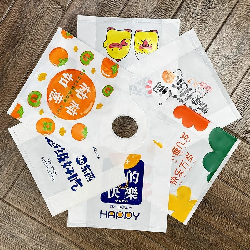 Sac de ambalare prăjituri (PE, personalizabil, logo imprimat) — Brand: Hongyi Plastic Industry