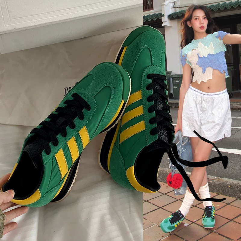 Ženske tenisice za slobodno vrijeme – niski gornji dio, debela potplat, gornji materijal od super vlakana, gumeni potplat