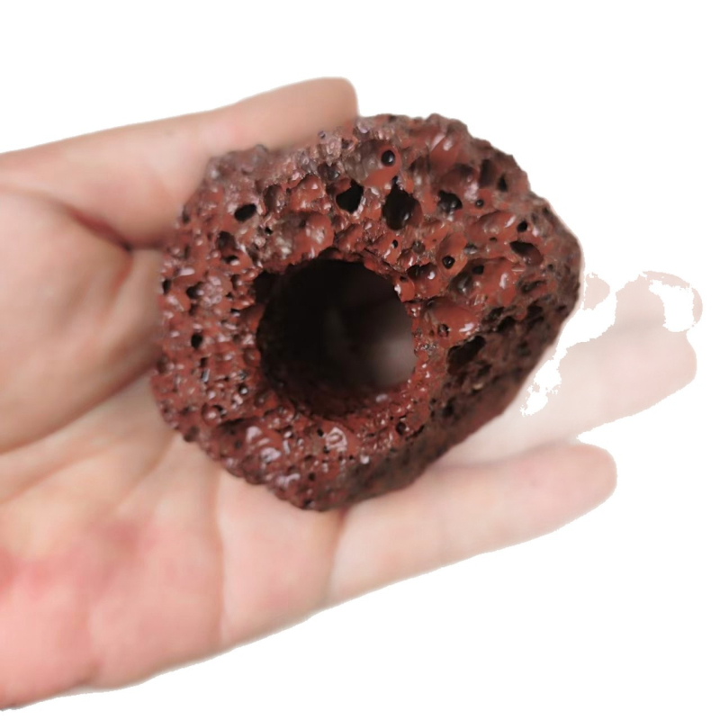 Akvareumski alat za uređenje krajolika od vulkanskog kamena, okruglog dizajna, za sadnju biljaka u akvariju; težina 5 kg.