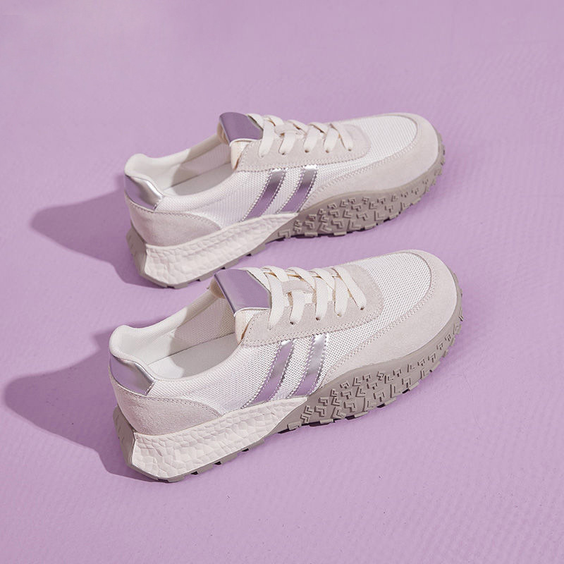 Ženske casual mrežaste tenisice, prozračni gornji dio, vezanje sprijeda, niski profil, plastična potplat