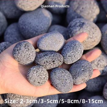 Вулканична каменна топка за декоративно озеленяване, естествена форма, огнеустойчив материал