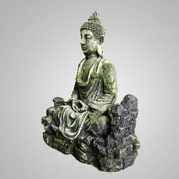 Ukras za akvarij: Buddha statue od smole za pejzažni dizajn akvarija, antikni stil, podrijetlo Guangdong, težina 300 g