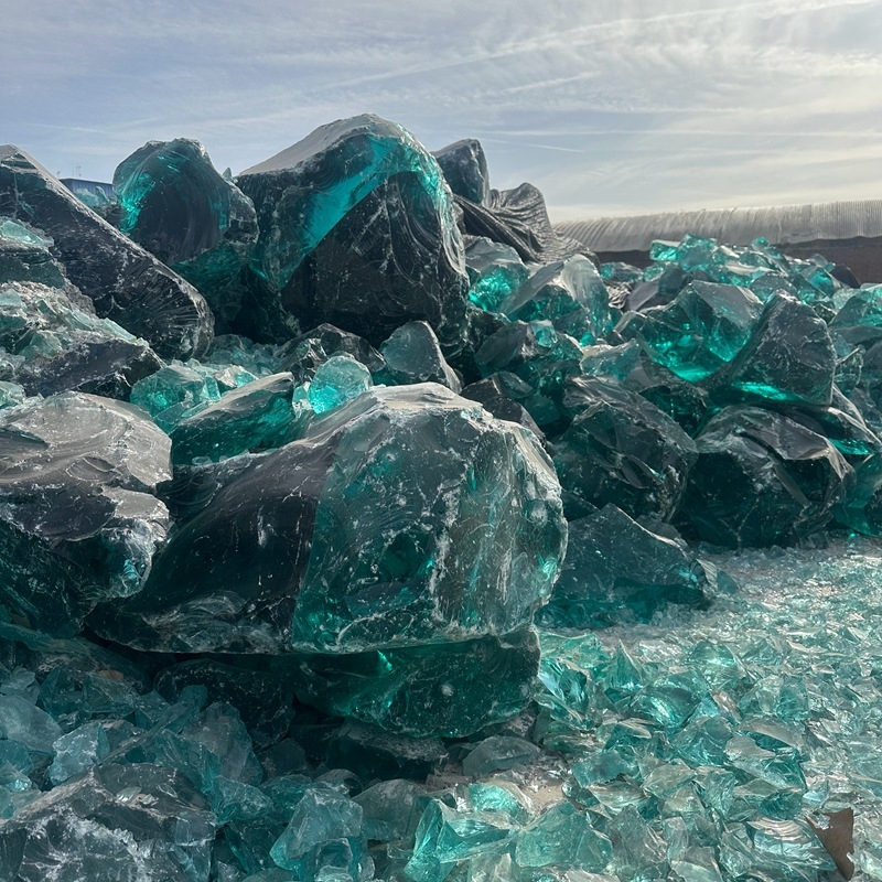 Аквариумен ландшафтен камък – стъклен камък за декорация, произход Хебей, модел 11, категория: Ландшафтни камъни