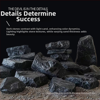 Dekoračný kameň do akvária – prírodný Black Gold Canyon Stone, kameň toku, Lu xin, 1 kus