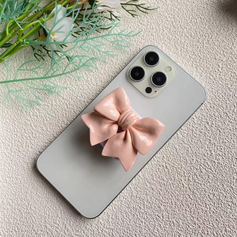 Držač za telefon s prstenom, plastičan, crtani stil, mogućnost prilagodbe