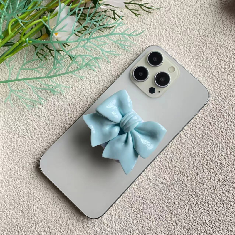 Držač za telefon s prstenom, plastičan, crtani stil, mogućnost prilagodbe