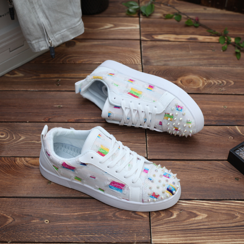 Unisex tenisice u korejskom stilu, s okruglom prstom, platnenim gornjim dijelom, gumom (Okrugla prst, Platneni gornji dijel, Korejski stil, Unisex, Gumom)