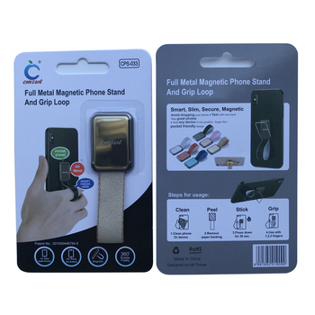 cmzwt Držač prstena za telefon CPS-033 – ABS + najlonska traka + nehrđajući čelik, univerzalno