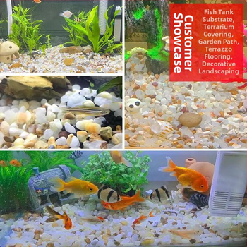 Аквариумен дънен пясък за озеленяване – естествен воден пейзаж, декоративни камъни и перлен пясък (Материал: Друг; Произход: Друг; Основна цел: Друг; Функция: Друг)