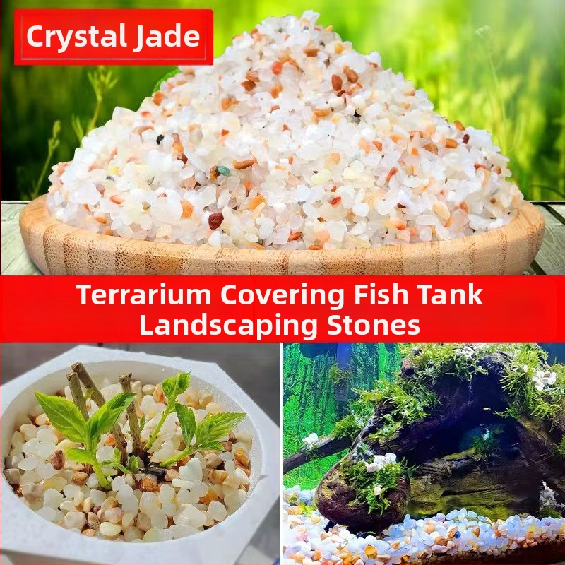 Аквариумен дънен пясък за озеленяване – естествен воден пейзаж, декоративни камъни и перлен пясък (Материал: Друг; Произход: Друг; Основна цел: Друг; Функция: Друг)