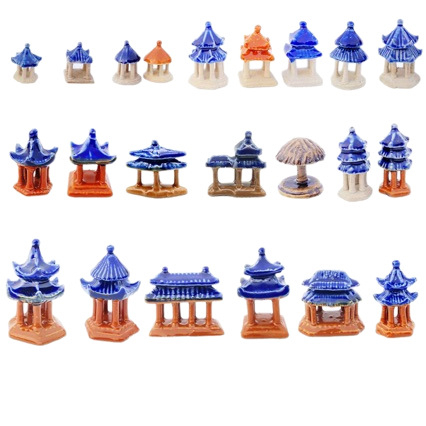 Керамична аквариумна декорация – ландшафт с изкуствена планина, Hudeli, модел PwSjJ7DG.