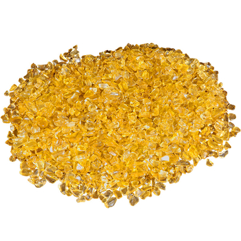 Geometrijski kristalni šljunak od citrina za akvarij i ukras lonaca, kineski stil