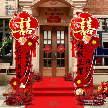 Kapija kineskog stila za svadbenu aleju – ukrašavanje vanjskog dvorišta, KT ploča materijal