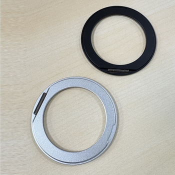 Magnetický držák na prsten na zadnej strane telefónu, 360° otáčanie, kruhová magnetická podpora, hliníková zliatina, kompatibilné s MagSafe a Huawei obaly