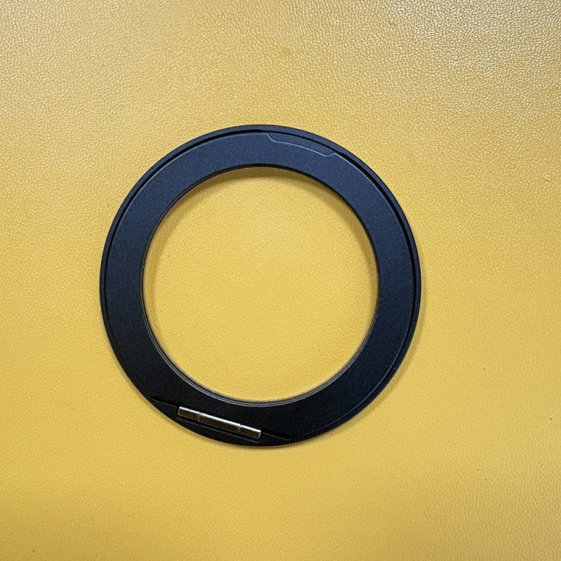 Magnetický držák na prsten na zadnej strane telefónu, 360° otáčanie, kruhová magnetická podpora, hliníková zliatina, kompatibilné s MagSafe a Huawei obaly