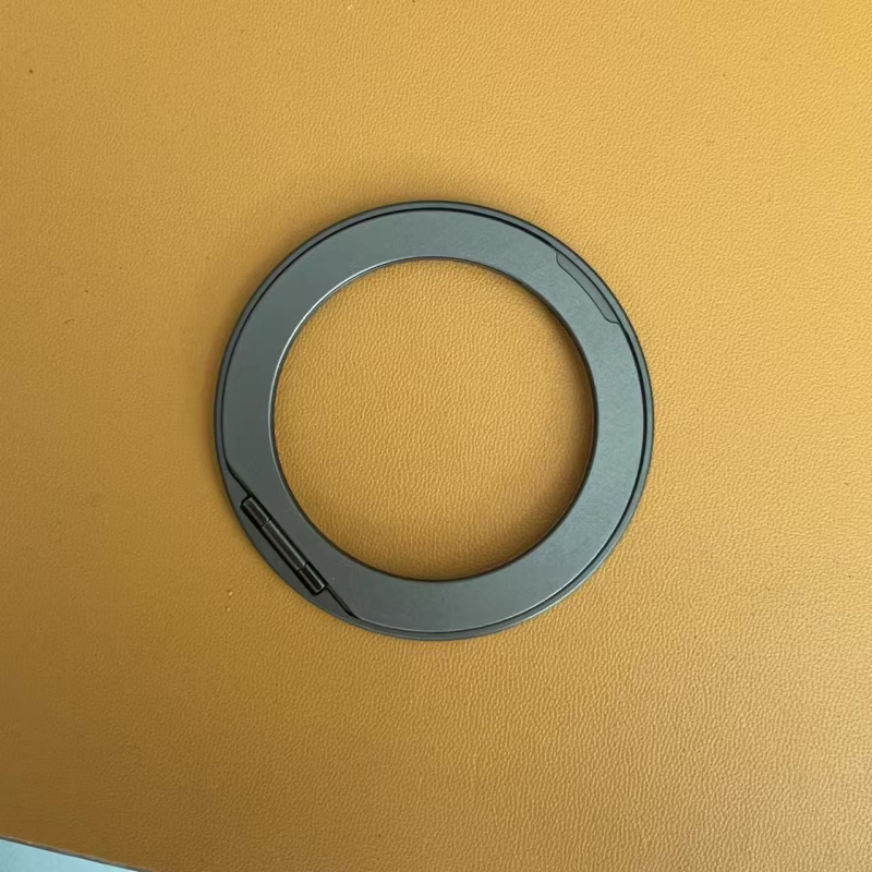 Magnetický držák na prsten na zadnej strane telefónu, 360° otáčanie, kruhová magnetická podpora, hliníková zliatina, kompatibilné s MagSafe a Huawei obaly