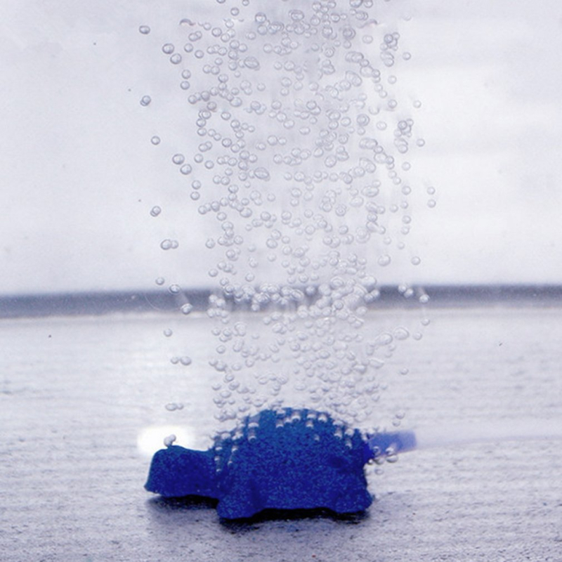 Аквариумен аеростон с форма на костенурка, керамичен, 66 г, опаковка 50, за кислородиране на аквариума