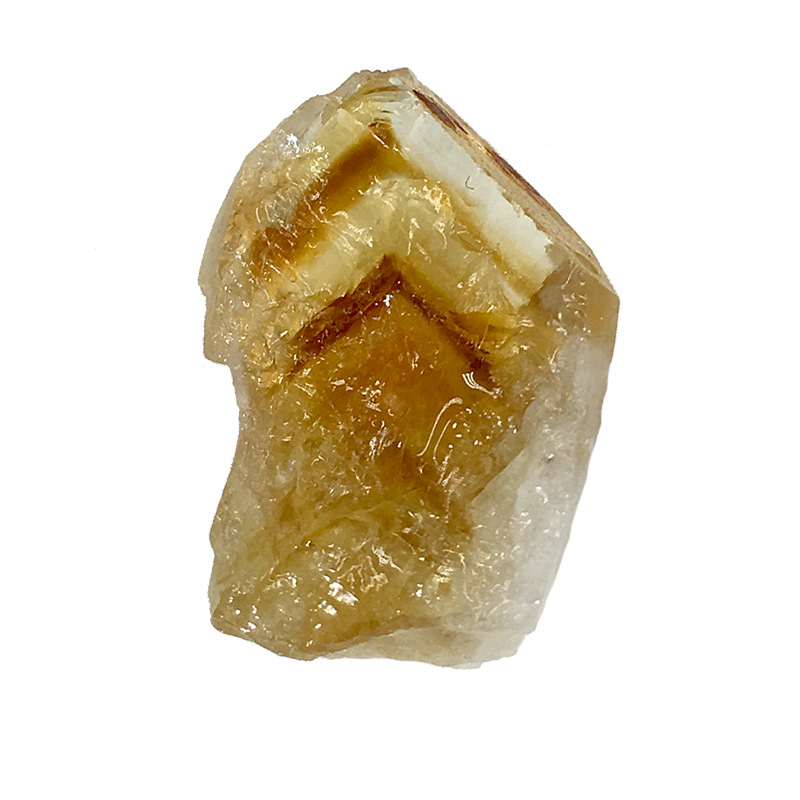 Geometrijski citrin kristalni aromaterapijski kamen – difuzijski kamen, marka Citrine Backbone, pakiranje u PP vrećici