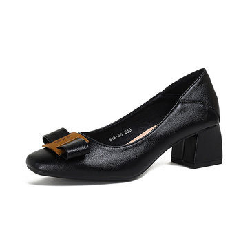 Ženske Mary Jane cipele za posao: kvadratni nos, gornji dio od Super Fiber, đon od gume, srednja visina pete 3–6 cm