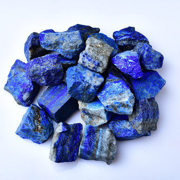 Lapis lazuli sirovi kamen – prirodni kamen za ukras akvarija i krajolja, pogodan za dar, moderan minimalistički stil