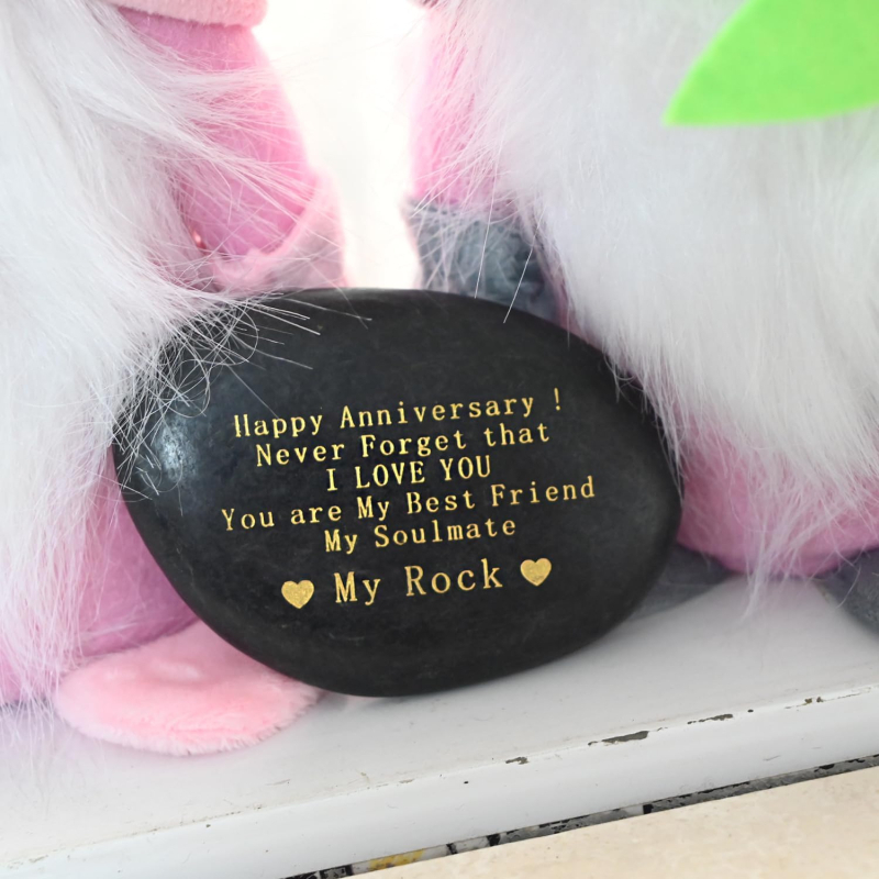 Isayning Gravirani kamenčići za lasersko graviranje – prilagođeni natpis na kamenu, suvenir, kamen za uređenje vrta, 300 g, šifra 056