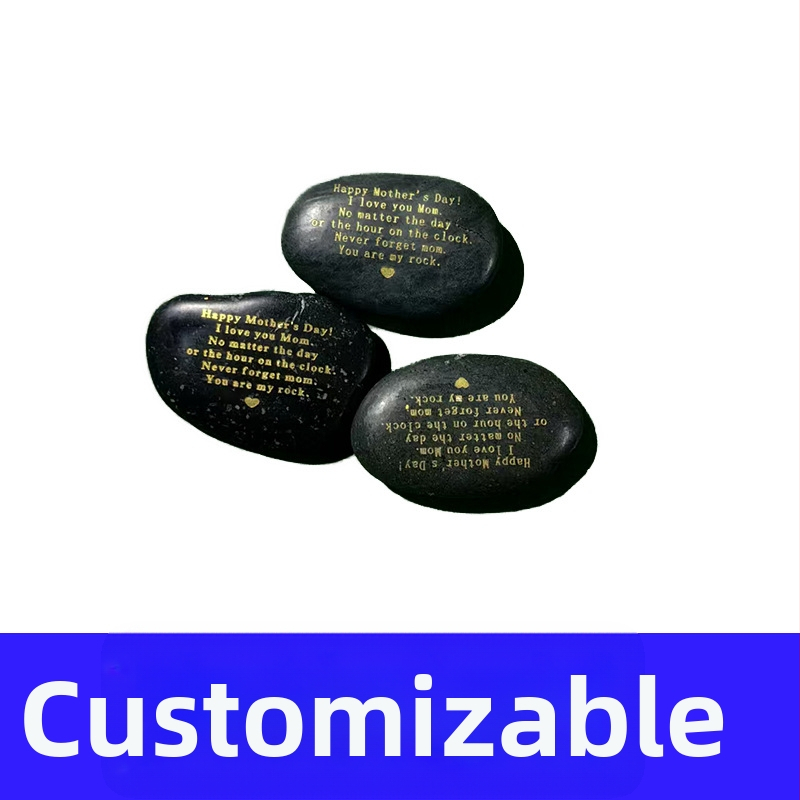 Isayning Gravirani kamenčići za lasersko graviranje – prilagođeni natpis na kamenu, suvenir, kamen za uređenje vrta, 300 g, šifra 056