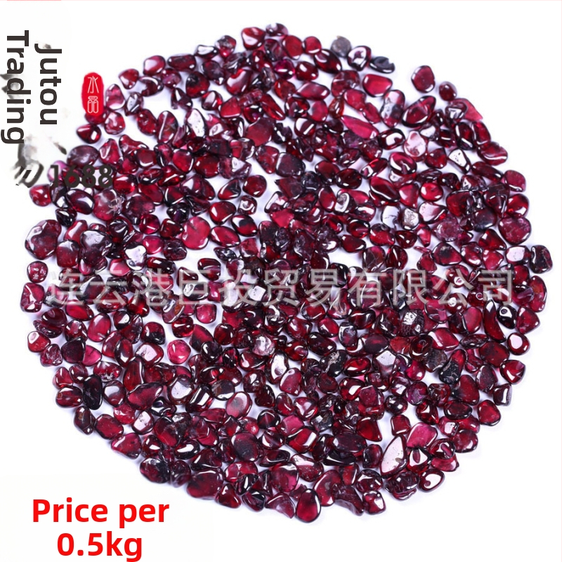 Fragmenti granata za akvarij, ukras bonsaija i umjetnost noktiju; 500 g; krajinski kamen