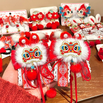 Τσιμπιδάκι μαλλιών με σχήμα φιόγκο, υφασμάτινο, χειροποίητο, πλευρικός κλιπ, για παιδιά, ρετρό στυλ