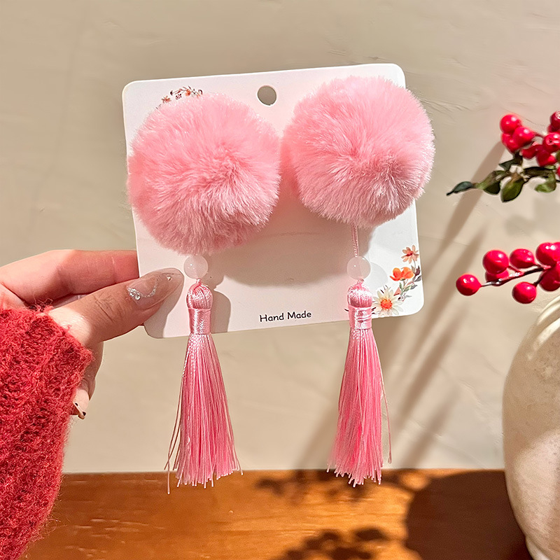 Τσιμπιδάκι μαλλιών με σχήμα φιόγκο, υφασμάτινο, χειροποίητο, πλευρικός κλιπ, για παιδιά, ρετρό στυλ