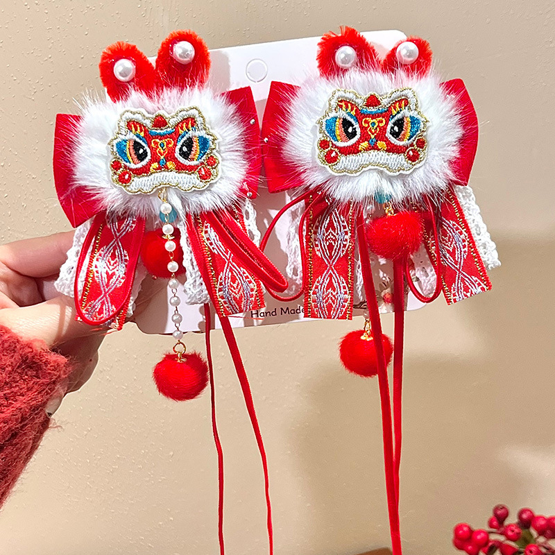 Τσιμπιδάκι μαλλιών με σχήμα φιόγκο, υφασμάτινο, χειροποίητο, πλευρικός κλιπ, για παιδιά, ρετρό στυλ