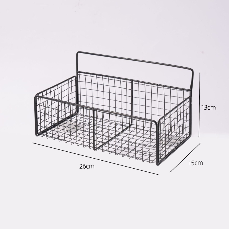 Željezni zidni rega za pohranu — bez bušenja, organizator za kupaonicu i kuhinju, 1 polic, moderan minimalistički stil
