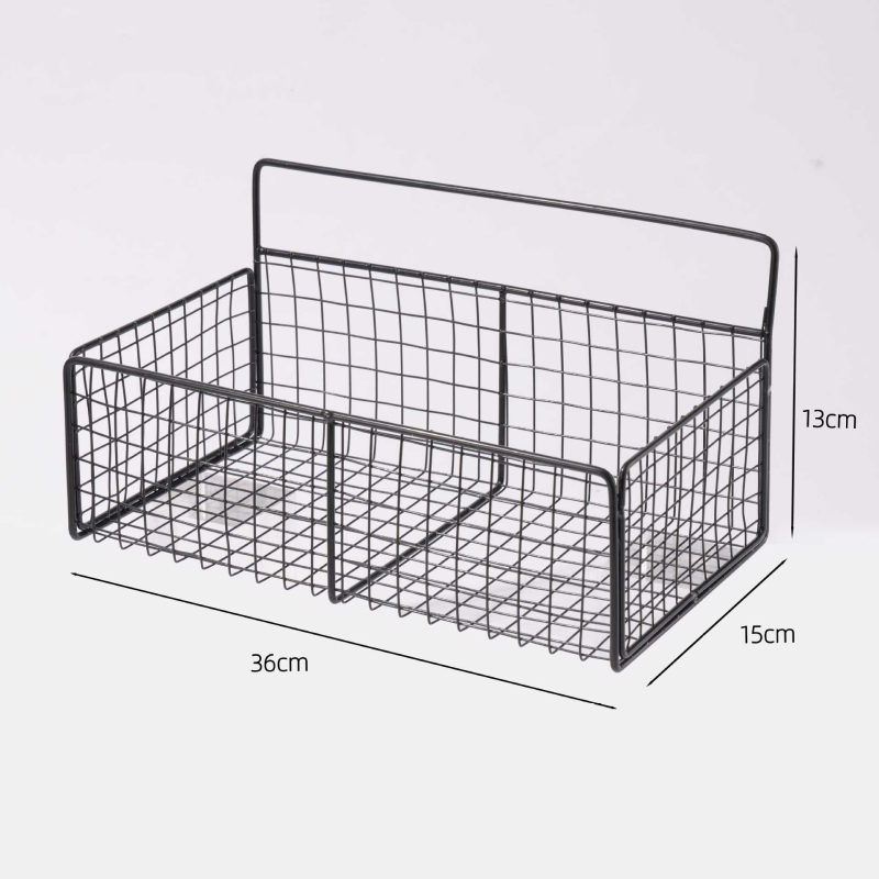 Željezni zidni rega za pohranu — bez bušenja, organizator za kupaonicu i kuhinju, 1 polic, moderan minimalistički stil