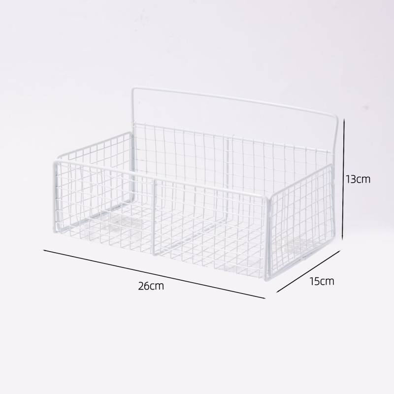 Željezni zidni rega za pohranu — bez bušenja, organizator za kupaonicu i kuhinju, 1 polic, moderan minimalistički stil