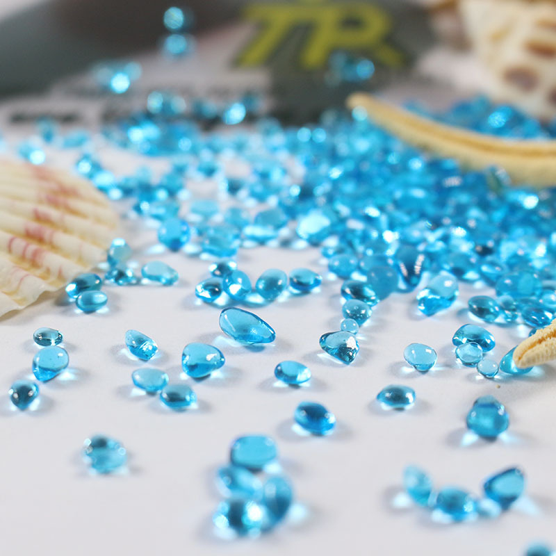 Staklene perle za ukrašavanje bazena, 1 kg, kutija od 25 kg, Tianrui brend, kamenje za krajolik