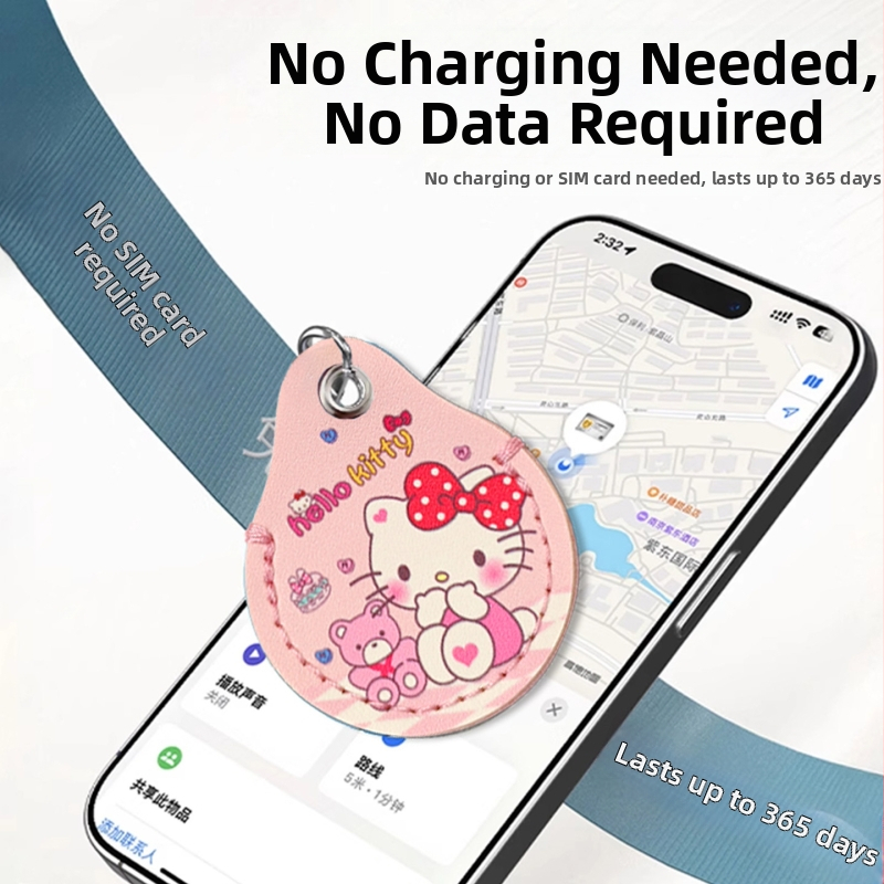 Pametan Bluetooth anti-gubitnik s GPS lokatorom, praćenje putem aplikacije za kućne ljubimce i djecu, obostrani alarm, ključni lančić