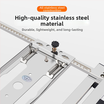 Alat za rezanje i obradu drvenih ploča s prijenosnom pilom i podrškom za pozicioniranje