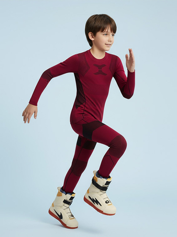 Tricou pentru copii din nylon, uscare rapidă, pentru băieți, iarnă