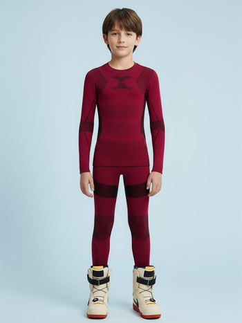 Tricou pentru copii din nylon, uscare rapidă, pentru băieți, iarnă